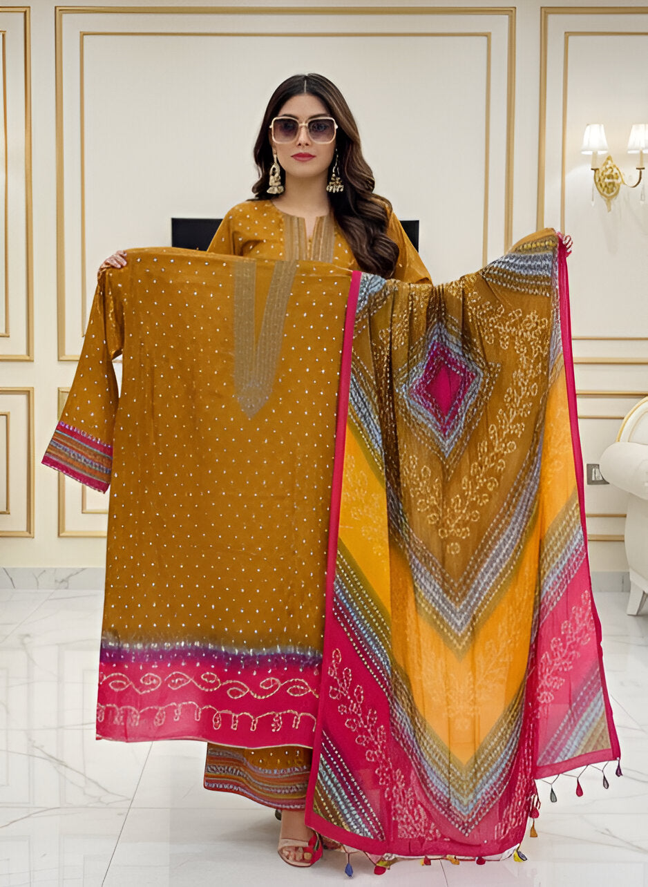 Bandhani 3pc Set - code 601