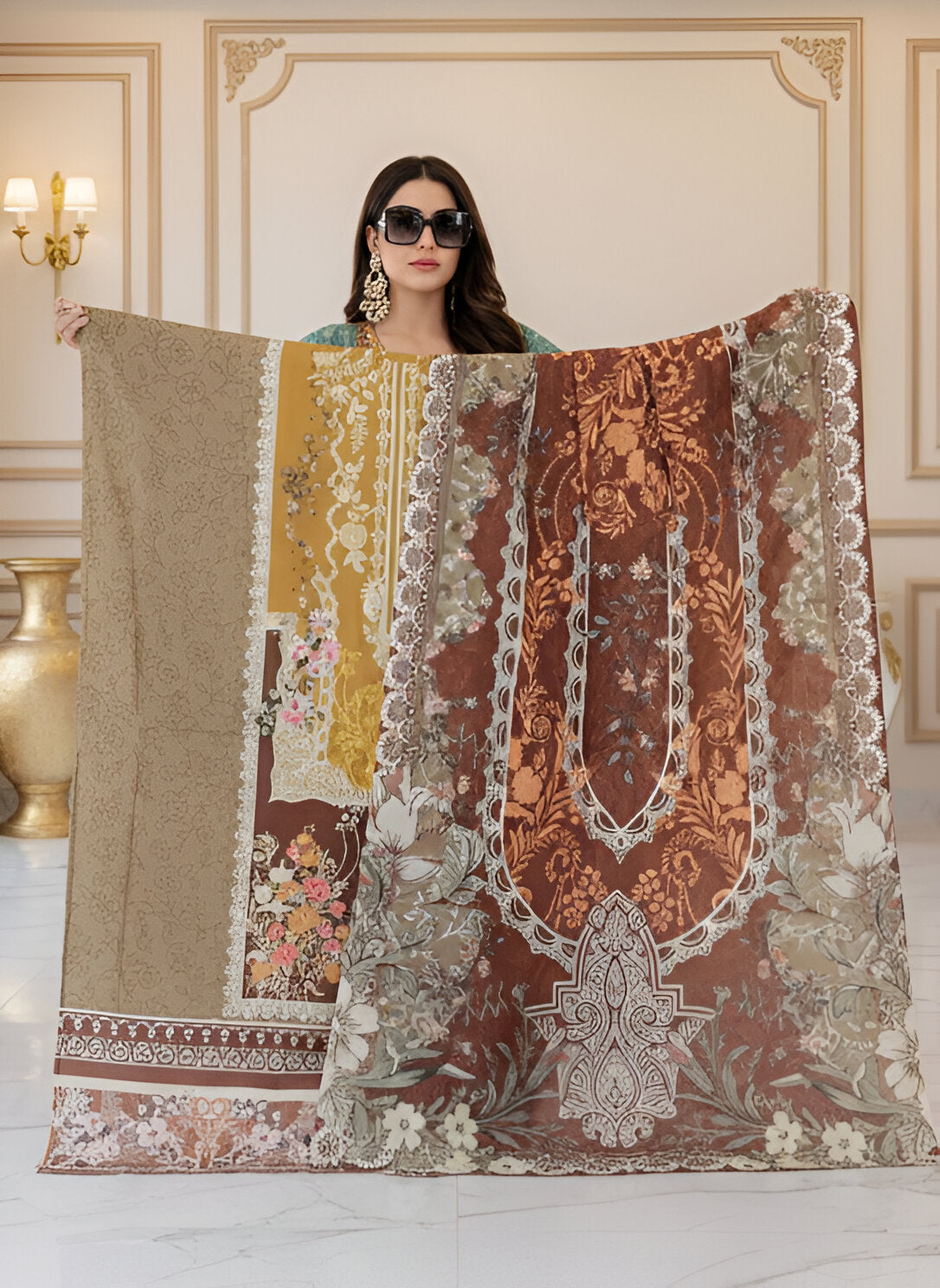 Kashmiri Zamzam 3pc Set - code 807