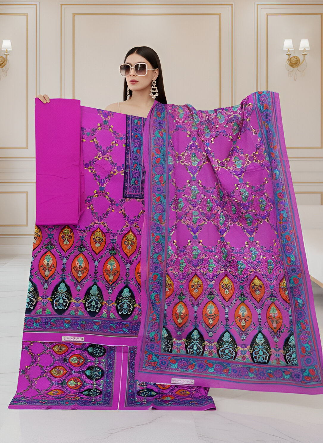 Kashmiri Zamzam 3pc Set - code 803