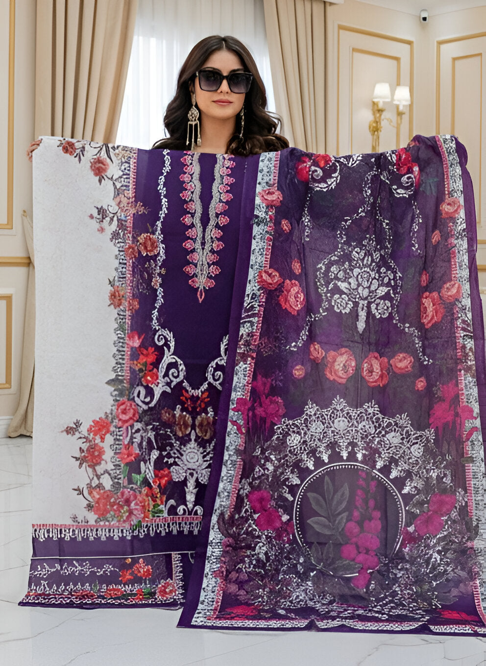 Kashmiri Zamzam 3pc Set - code 802