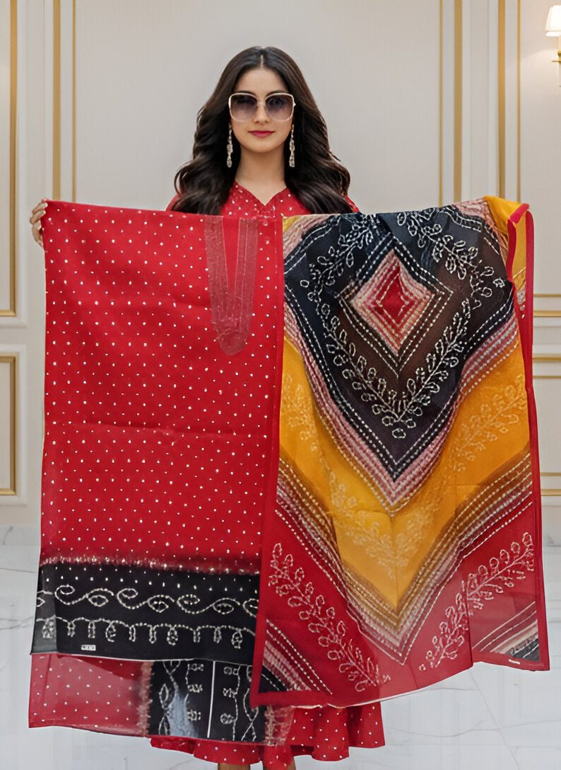 Bandhani 3pc Set - code 602