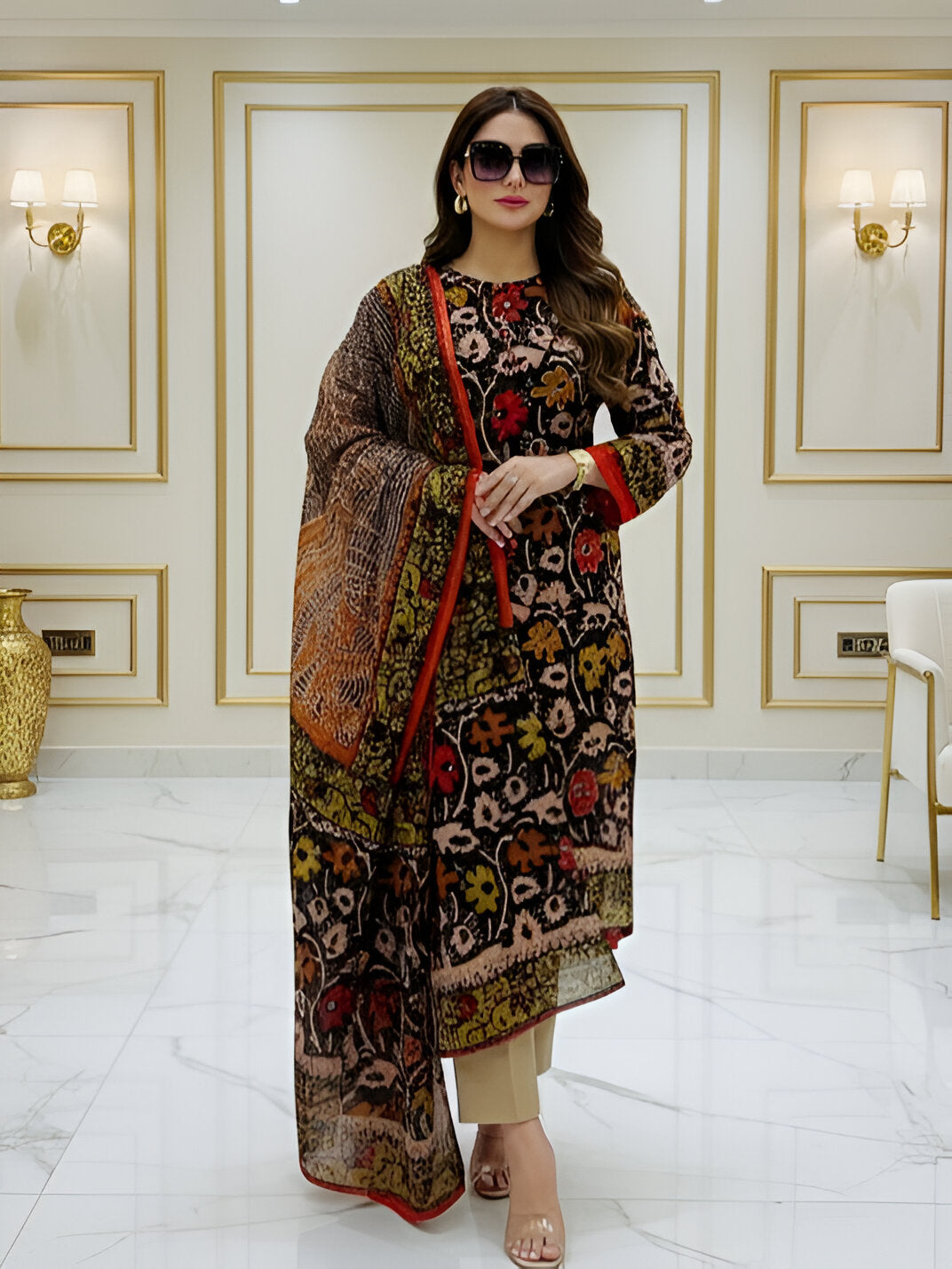 Joypuri Patels 3pc - code 402